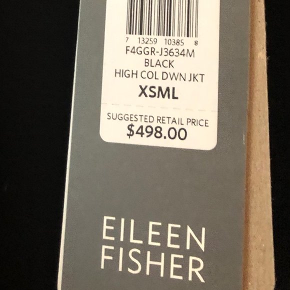 EILEEN FISHER Down bomber Jacket (with tags) - Picture 3 of 5